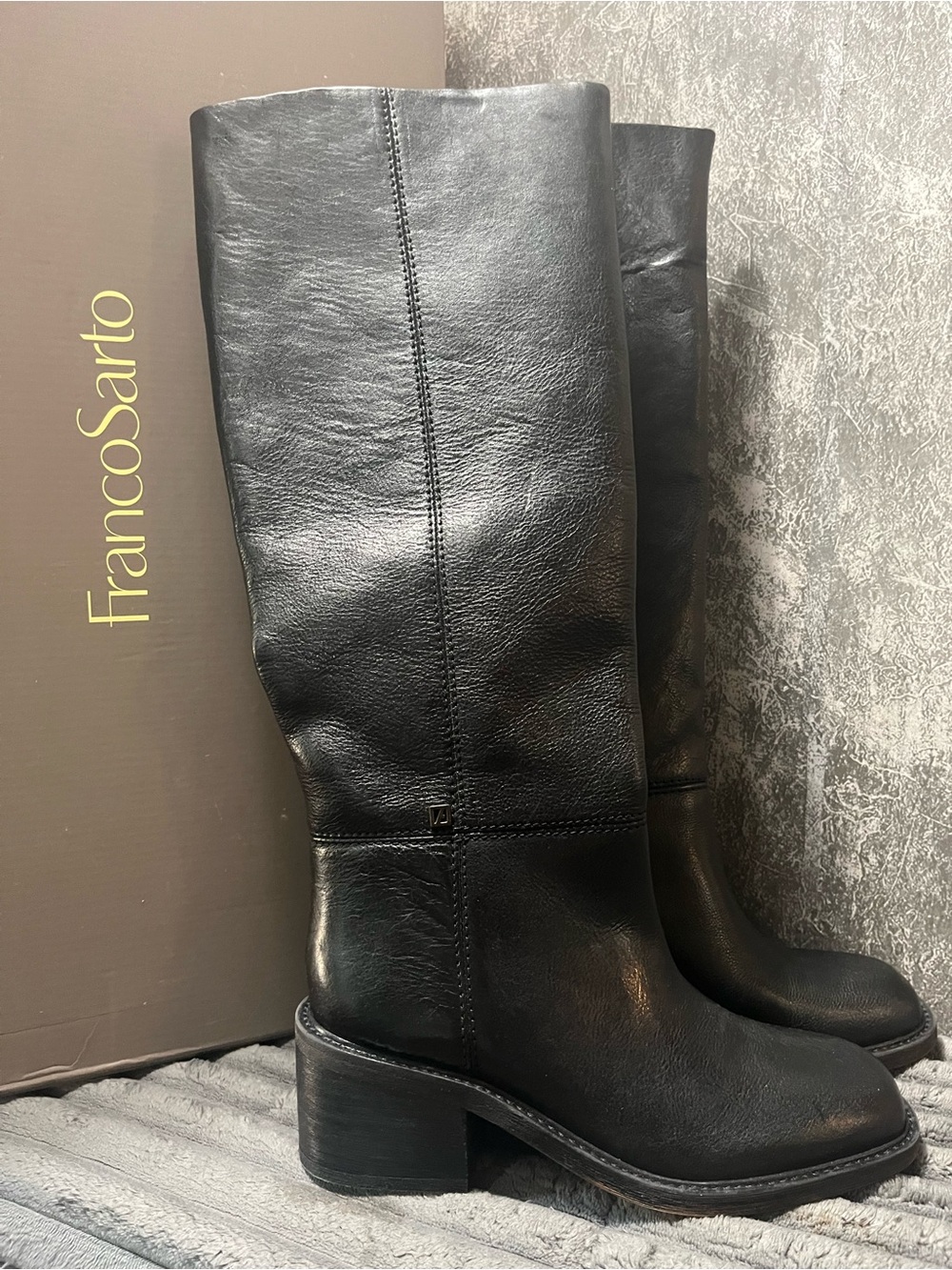 Franco sarto leather riding boots new in box
